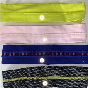 4 lulu lemon headbands